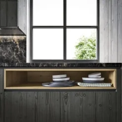 Cucina con penisola in legno modello Cucina industrial style maestrale m05 ad un prezzo riservato