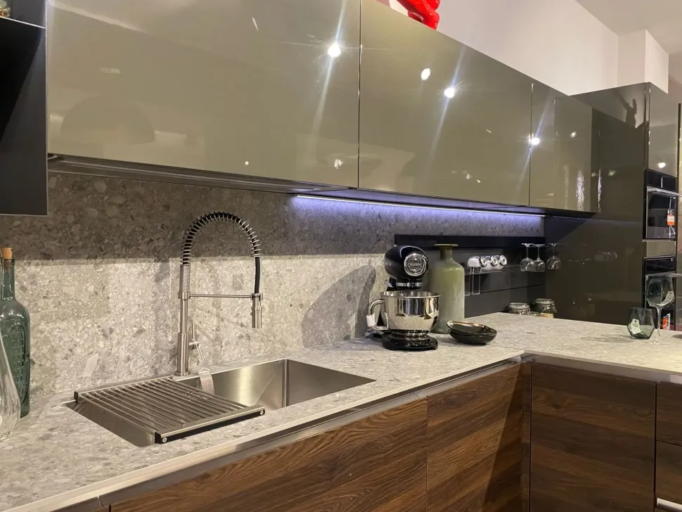 CUCINA con penisola Mobilturi Zante/tiffany SCONTATA 50%