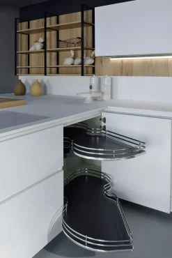 Cucina con penisola moderna Time Frighetto a prezzo ribassato