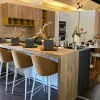Cucina con penisola moderna bianca Home cucine Genesi