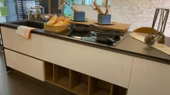 Cucina con penisola moderna bianca Home cucine Genesi