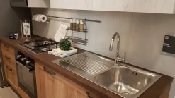 Cucina country altri colori Scavolini lineare Sax in Offerta Outlet