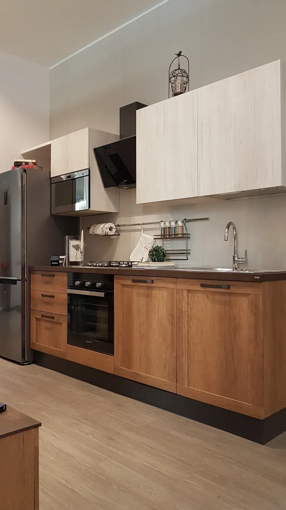 Cucina country altri colori Scavolini lineare Sax in Offerta Outlet