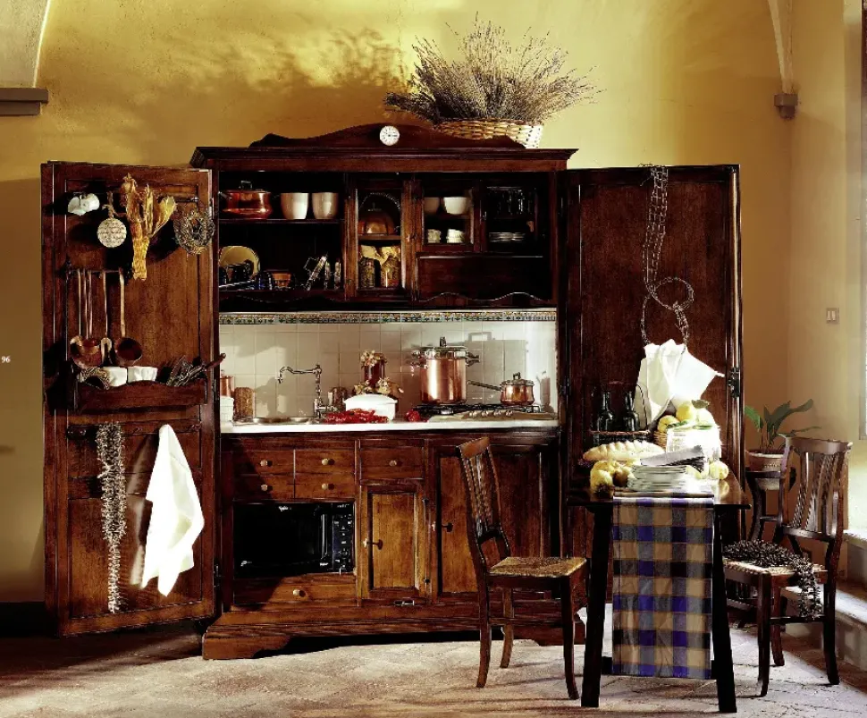 Cucina country noce Parlani lineare Charlotte (orvieto)