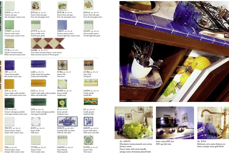 Cucina country noce Parlani lineare Charlotte (orvieto)