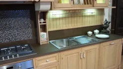 Cucina country rovere chiaro Martini cucine lineare La castagna in offerta