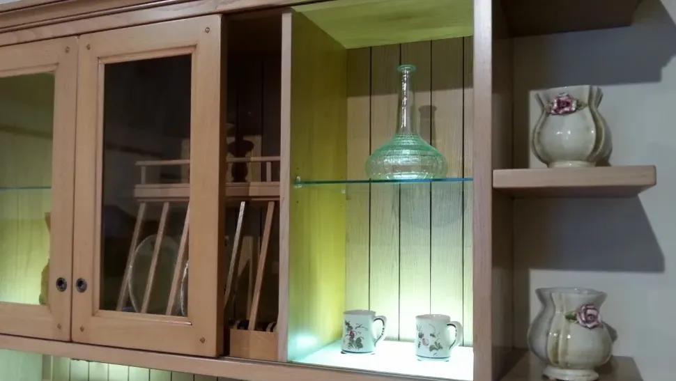 Cucina country rovere chiaro Martini cucine lineare La castagna in offerta