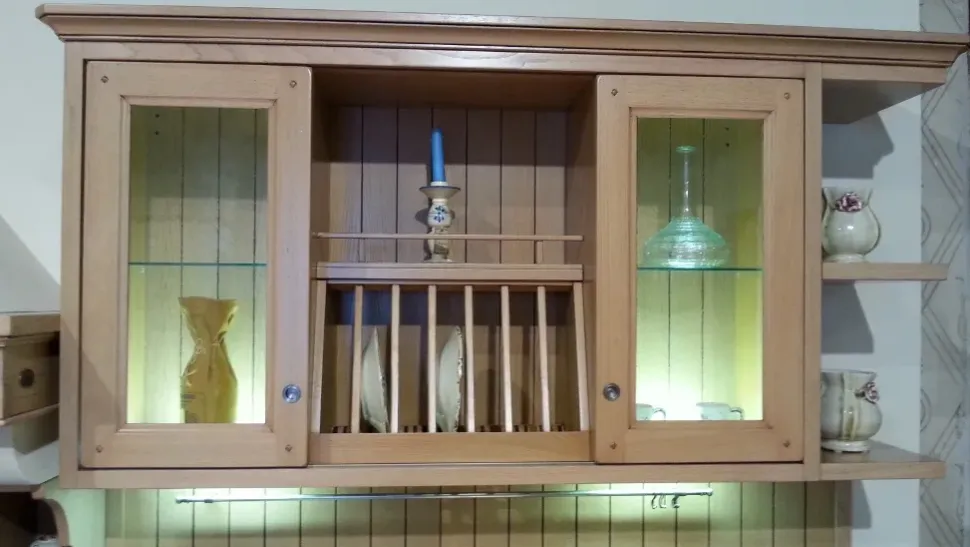 Cucina country rovere chiaro Martini cucine lineare La castagna in offerta