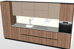 Cucina Cucina lineare moderna altri colori Md work lineare scontata 49%