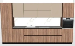 Cucina Cucina lineare moderna altri colori Md work lineare scontata 49%