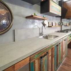 Cucina Cucina multicolor  moderna vintage   lineare Collezione esclusiva con uno sconto imperdibile