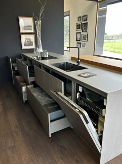 Cucina Cucina skill con isola Modulnova con uno sconto imperdibile