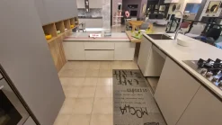 Cucina Cucina time grigio  con penisola Gentili group con un ribasso imperdibile