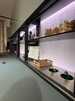 Cucina Cucina valcucine genius loci in vitrum  con isola Valcucine con un ribasso imperdibile