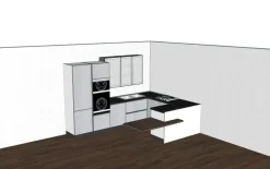 CUCINA Cucine store con penisola Asia SCONTATA