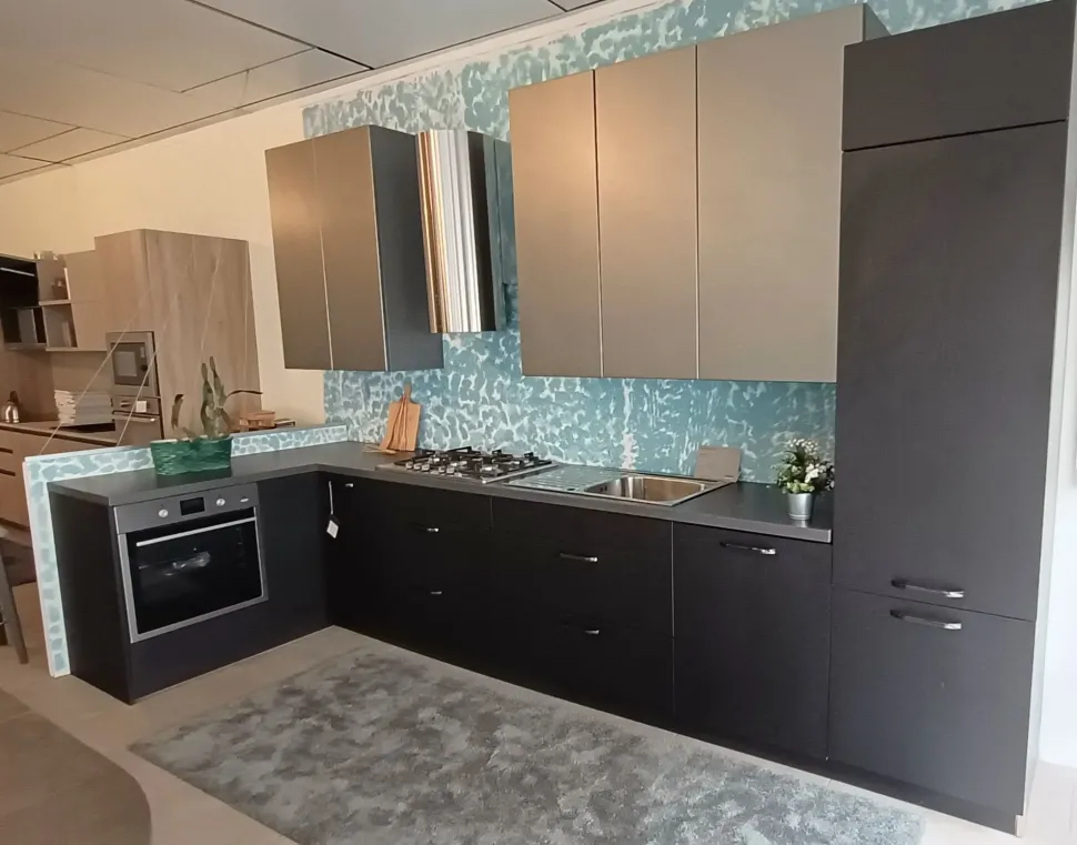 Cucina design ad angolo Manhattan Nolte a prezzo ribassato