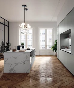 Cucina design con isola Anta 3 Antares a prezzo ribassato