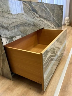 Cucina design con isola Monolith Artigianale a prezzo scontato