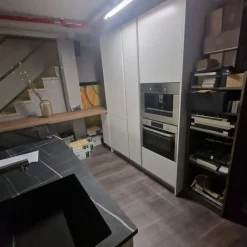 Cucina design con isola Seta Essebi a prezzo ribassato