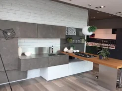 Cucina design con penisola Lube cucine Cucina mod. oltre a prezzo scontato