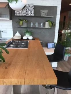 Cucina design con penisola Lube cucine Cucina mod. oltre a prezzo scontato