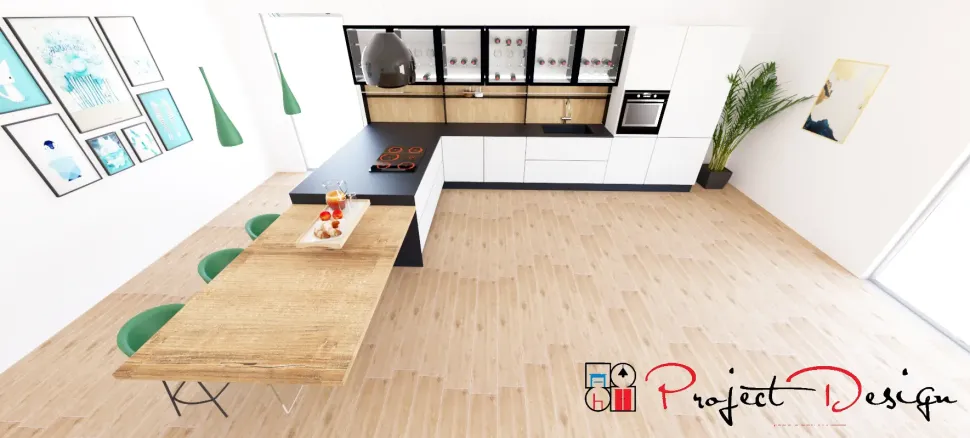 Cucina design con penisola Meg Arredo3 a prezzo ribassato