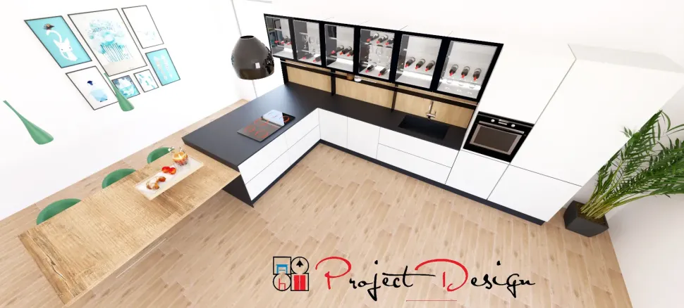 Cucina design con penisola Meg Arredo3 a prezzo ribassato