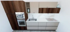 Cucina design lineare Astra Line a prezzo ribassato