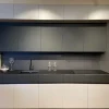 Cucina design lineare Fenix e laminato Artigianale a prezzo ribassato