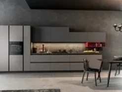 Cucina design lineare Time Arredo3 a prezzo ribassato