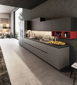 Cucina design lineare Time Arredo3 a prezzo ribassato
