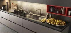Cucina design lineare Time Arredo3 a prezzo ribassato