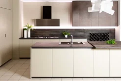 Cucina design tortora Primopiano cucine ad isola Ingrosso cucine moderne icmxp01