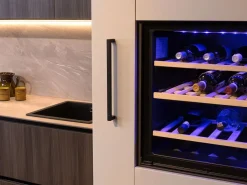 Cucina Diotti.com design lineare tortora in laccata opaco Klab 09 outlet