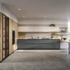Cucina Domino composizione 01 moderna rovere chiaro Prima cucine con penisola scontata 50%