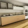 Cucina Domino moderna bianca Prima cucine lineare scontata 32%