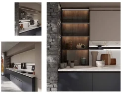 Cucina Easy design altri colori Ar-due lineare scontata 30%