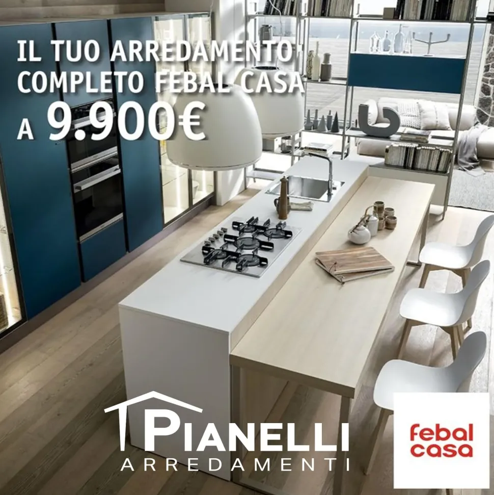 CUCINA Febal Modula laccata PREZZO OUTLET