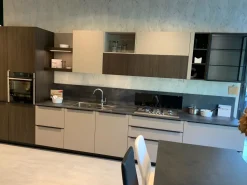 Cucina Feel moderna tortora Snaidero lineare scontata 30%