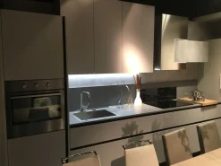 Cucina First moderna grigio Snaidero lineare scontata 30%