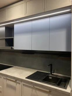 Cucina Flavour  design grigia Lube cucine lineare scontata 43%