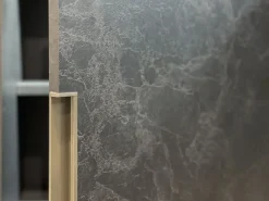 Cucina Formalia moderna grigio Scavolini ad angolo scontata 35%