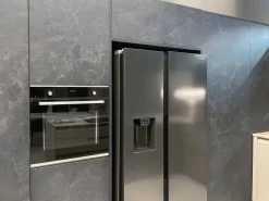 Cucina Formalia moderna grigio Scavolini ad angolo scontata 35%