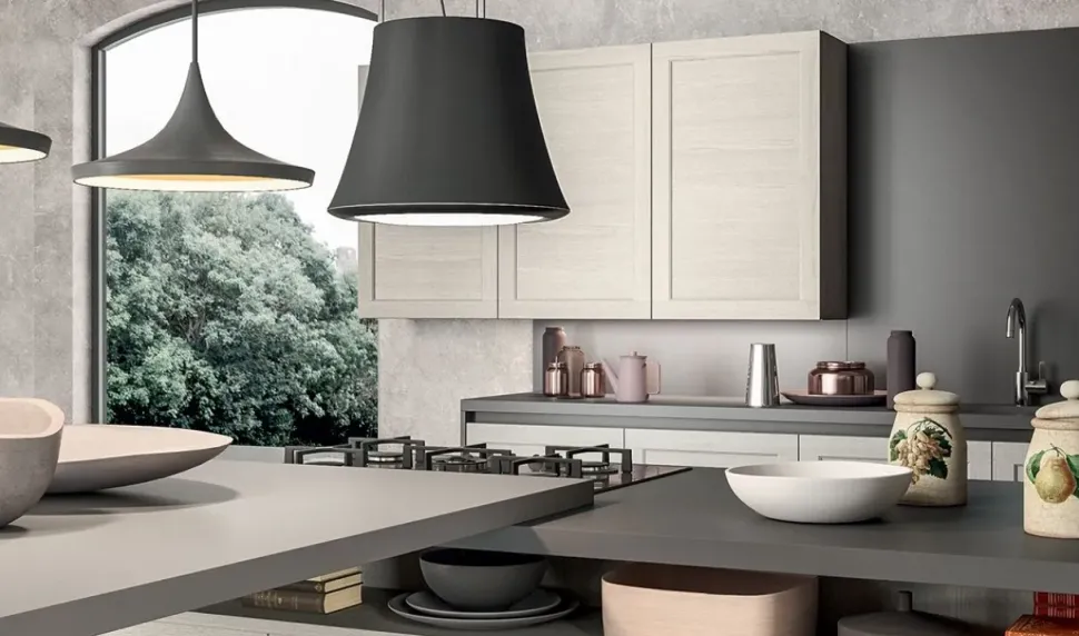 Cucina Frame con penisola Arredo3 con un ribasso imperdibile