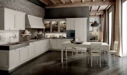 Cucina Fride 6 classica magnolia Arredo3 ad angolo scontata 35%