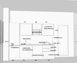 Cucina Gicinque Kappa 270 smart OFFERTA OUTLET sconto 36%