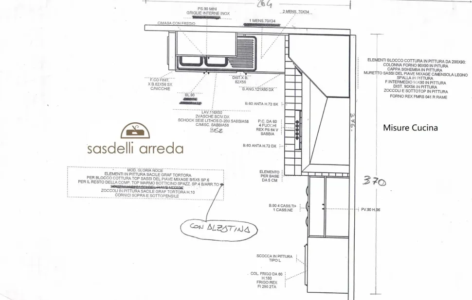 Cucina Gloria di Arrex scontata -50%