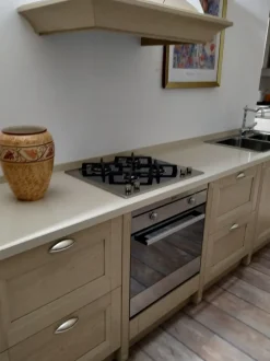 Cucina Gm cucine country lineare magnolia in legno Country