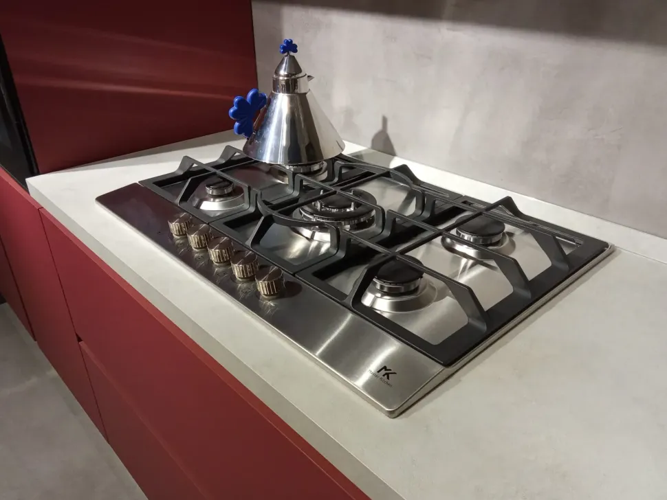 Cucina Gm cucine Ventidue pet rosso OFFERTA OUTLET sconto 50%