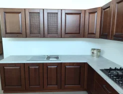 Cucina Grazia classica rovere moro Arrex ad angolo scontata 62%